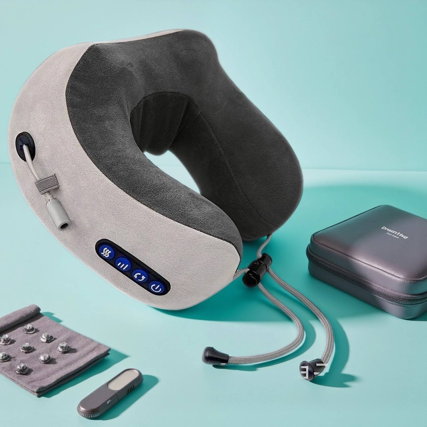 FIELEKO™ NeckRelax Pro — Almohada Masajeadora Inteligente