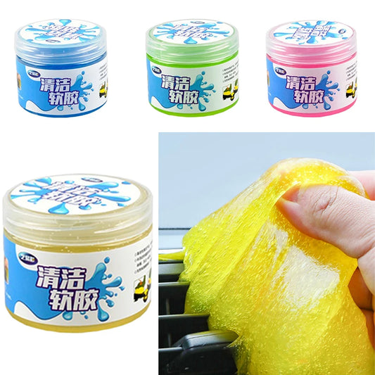 FIELEKO™ DustClean — Gel de Limpieza Reutilizable para Coche, Teclado y Electrónica